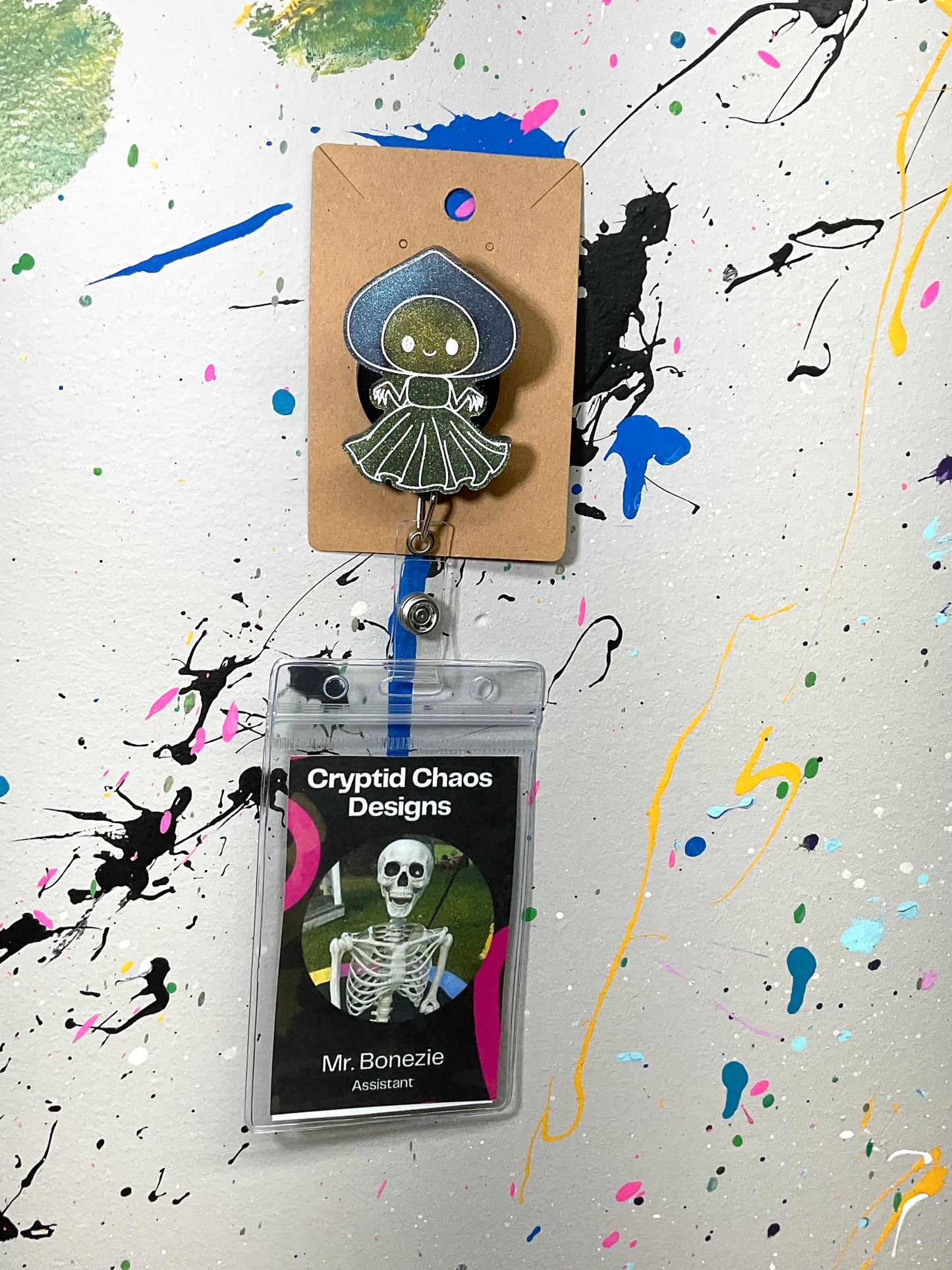 Color Shift Flatwoods Monster Retractable Badge Reel