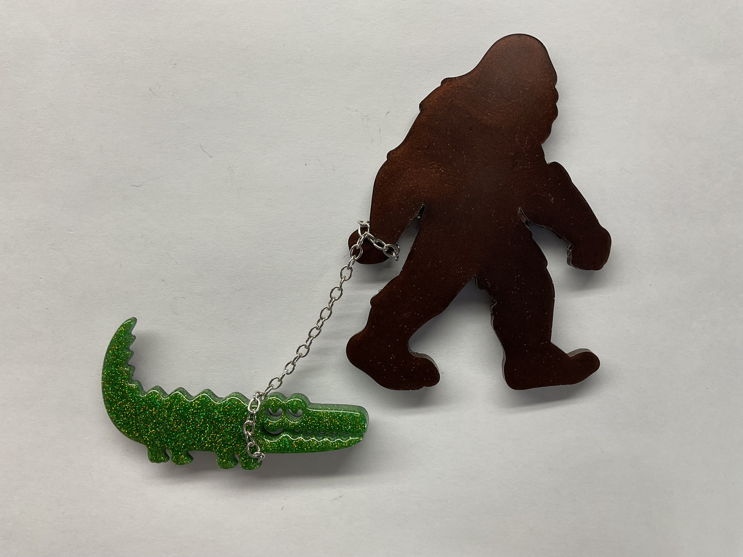 Large Bigfoot Walking Alligator Magnet