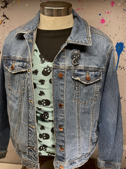 Black Chupacabra Pin