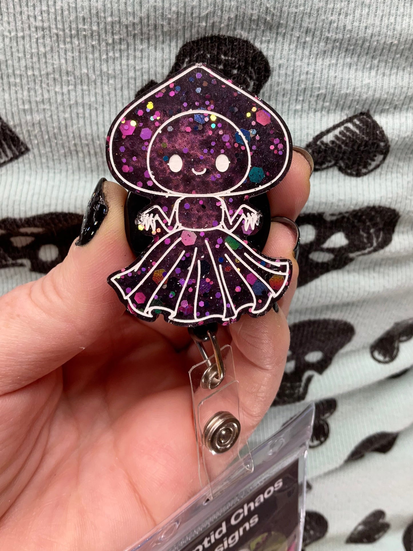 Party Girl Flatwoods Monster Retractable Badge Reel