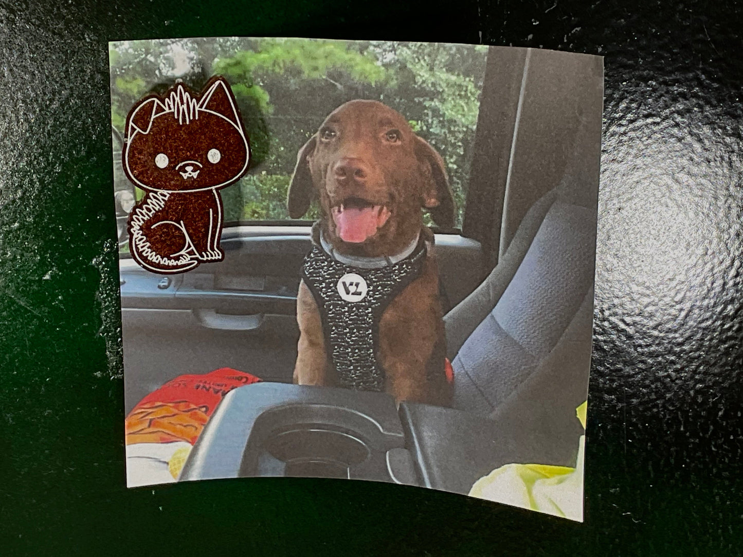 Small Brown Chupacabra Magnet